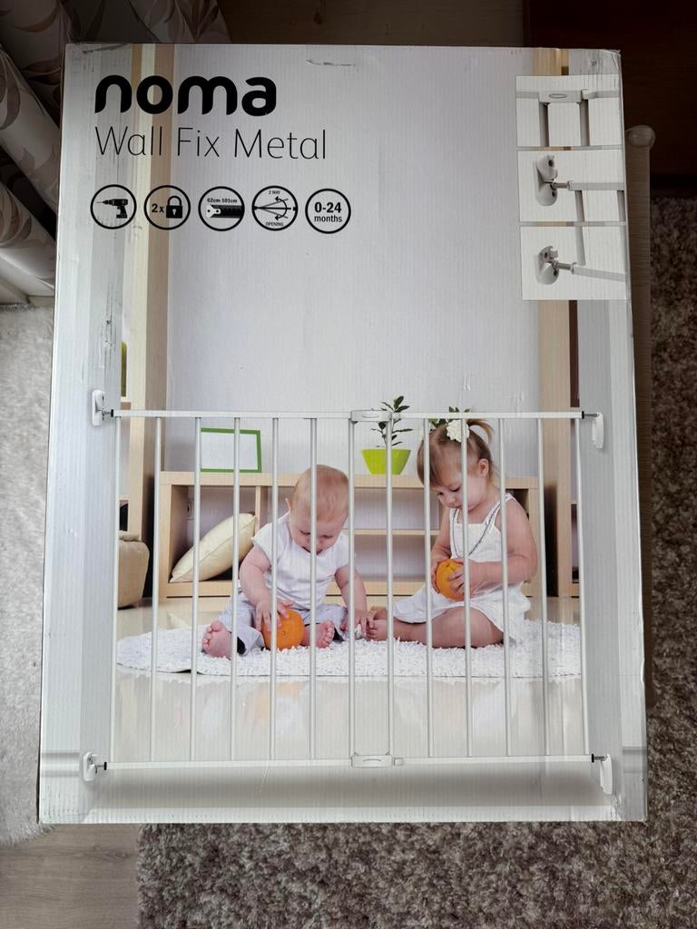 Noma Wall Fix metalen traphekje – compleet in doos, Ophalen, Nieuw, Metaal of IJzer, 100 tot 115 cm