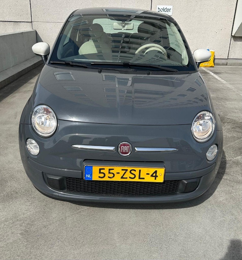 Fiat 500 0.9 85pk Twinair Turbo 2013 Grijs, Auto's, Fiat, Euro 5, 63 pk, 31 €/maand, 905 kg