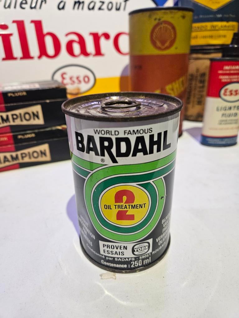 Bardahl 2 Oil Treatment. Bardahl olieblik, Verzamelen, Ophalen of Verzenden, Gebruikt, Gebruiksvoorwerp
