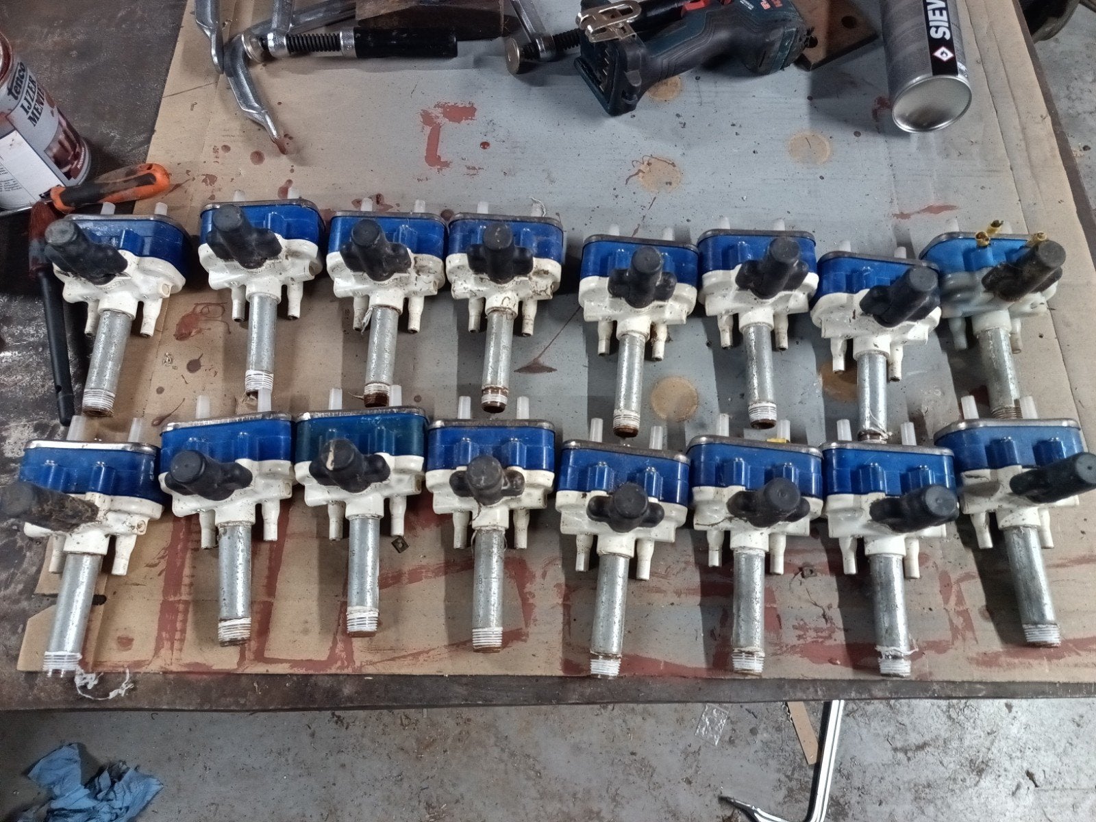 Boumatic Hi-Flo pulsator + pulsator controllers, Ophalen