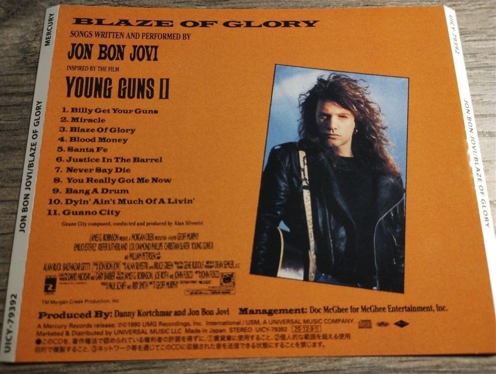 Jon Bon Jovi - Blaze Of Glory [Japan 2020], Ophalen of Verzenden, Zo goed als nieuw, Poprock