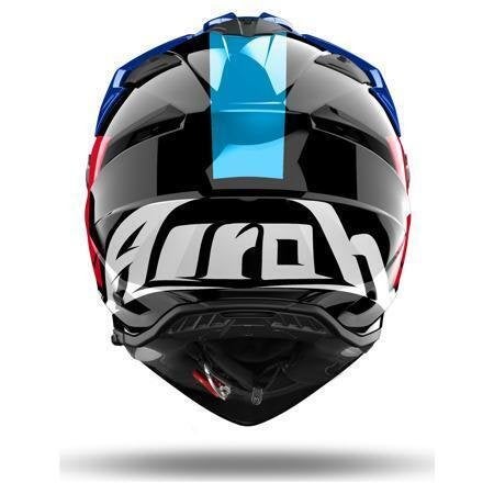 Airoh Bandit Tune Integraalhelm, Blauw-Rood, Motoren, Ophalen of Verzenden, Nieuw met kaartje