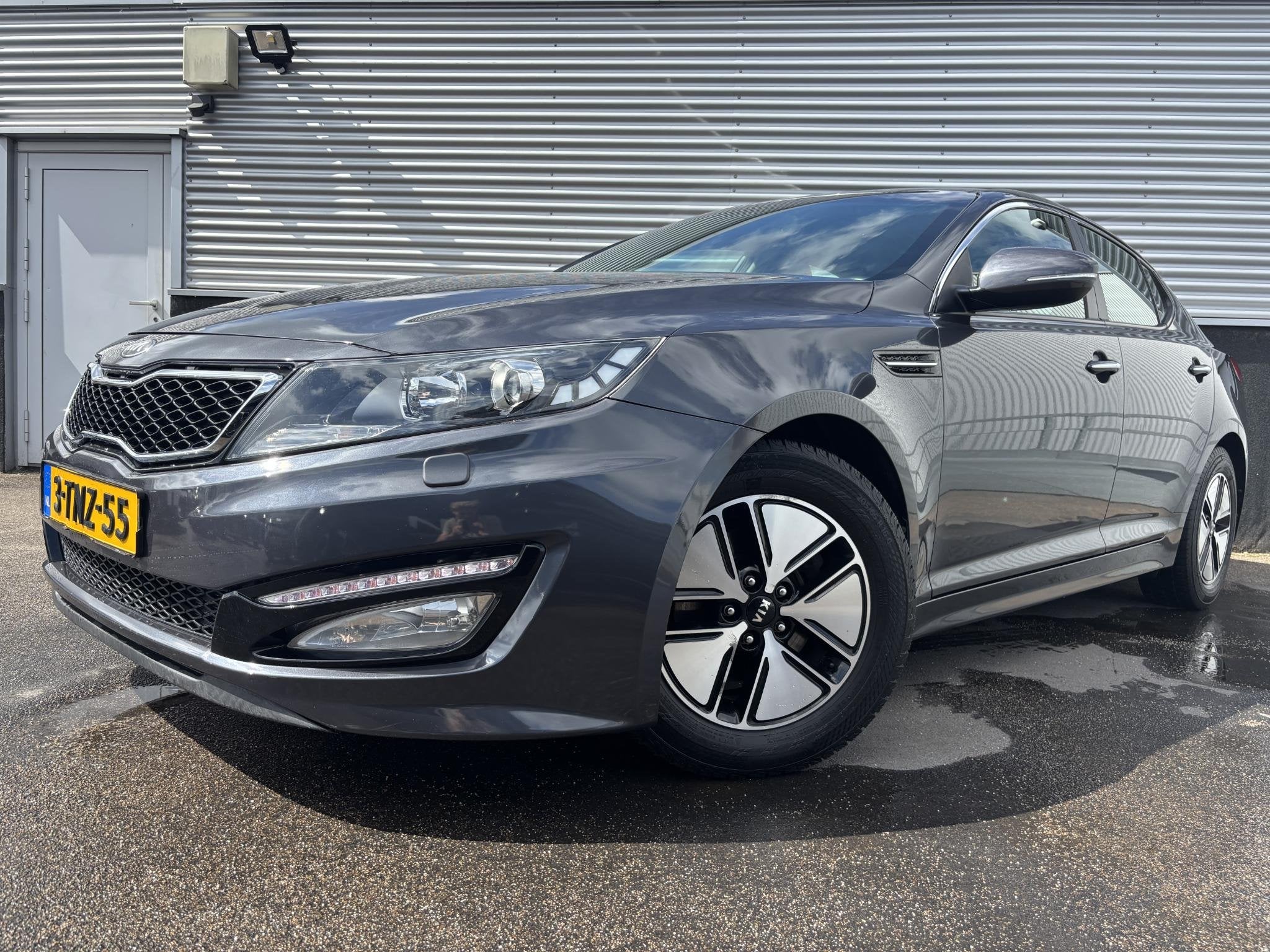 Kia Optima 2.0 CVVT Hybrid Plus Pack Nederlands auto / deale, Auto's, Kia, Euro 5, Gebruikt, Origineel Nederlands, Hybride Elektrisch/Benzine