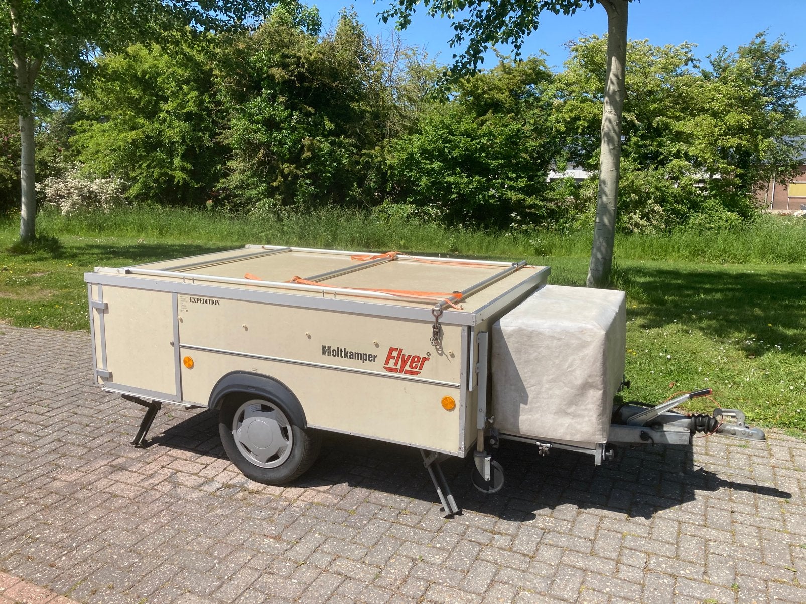 Vouwwagen Holtkamper Flyer Expedition, Caravans en Kamperen, Kampeeraccessoires, Ophalen, Gebruikt