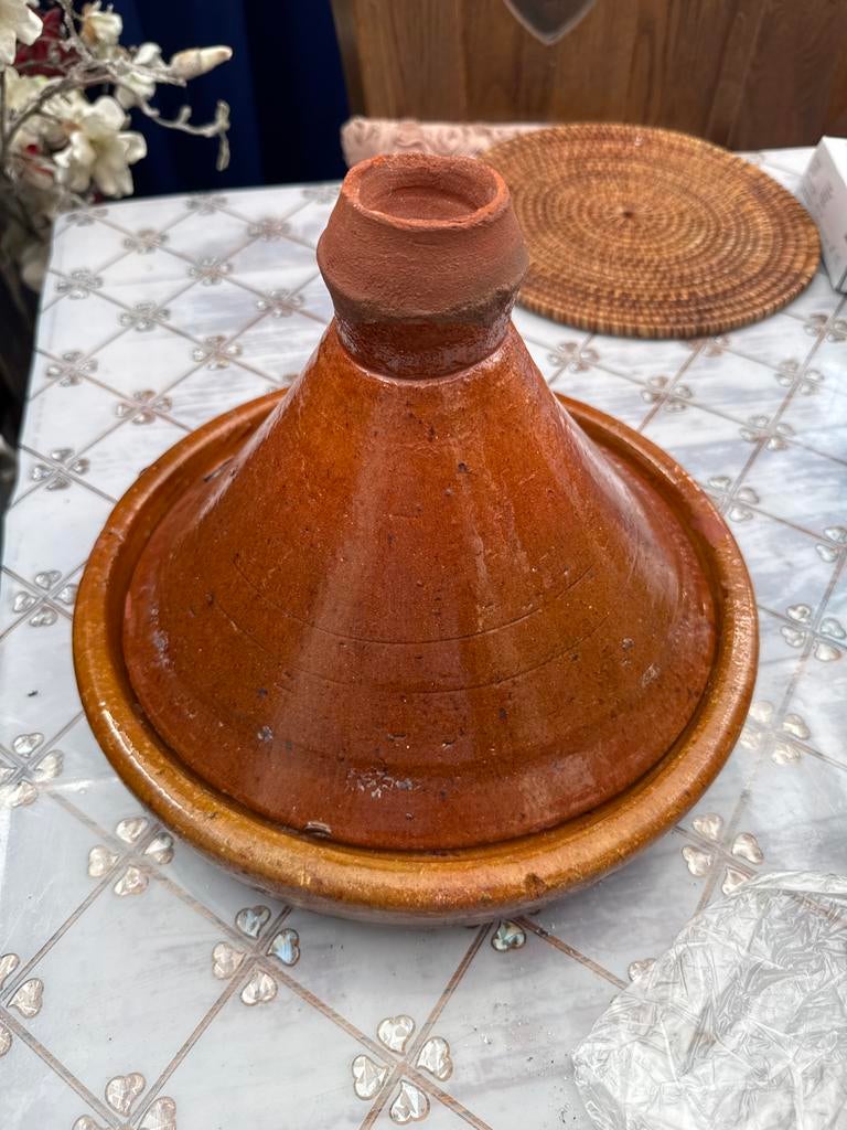 Traditionele Marokkaanse Tajine - Aardewerk, Ophalen, Overige materialen, Gebruikt, Overige typen