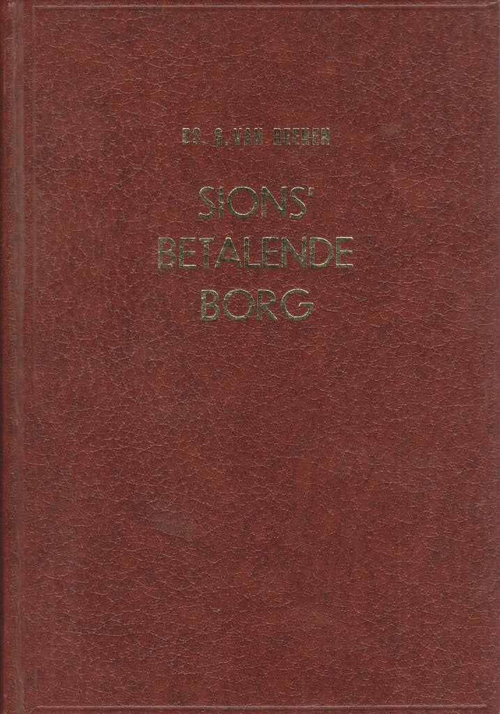 DS.G.VAN REENEN - SIONS' BETALENDE BORG, Boeken, Ophalen of Verzenden, Gelezen