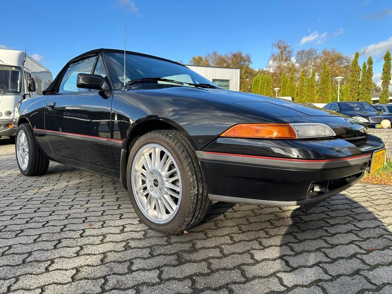 Mercury CAPRI U9 youngtimer. Cabrio, Automaat, Stof, Zwart, 4 cilinders