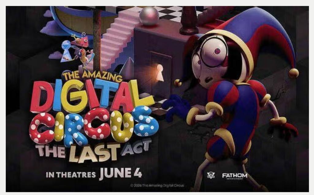 Zaterdag 6/6 19u Lab 1 Eindhoven 2x Amazing Digital Circus, Twee personen, Overige genres, Vrijkaartje specifieke film