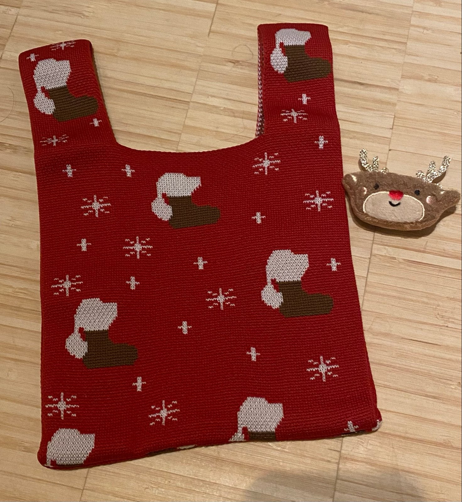 Kerst handtasje - Nieuw, Ophalen of Verzenden, Nieuw, Rood, Handtas