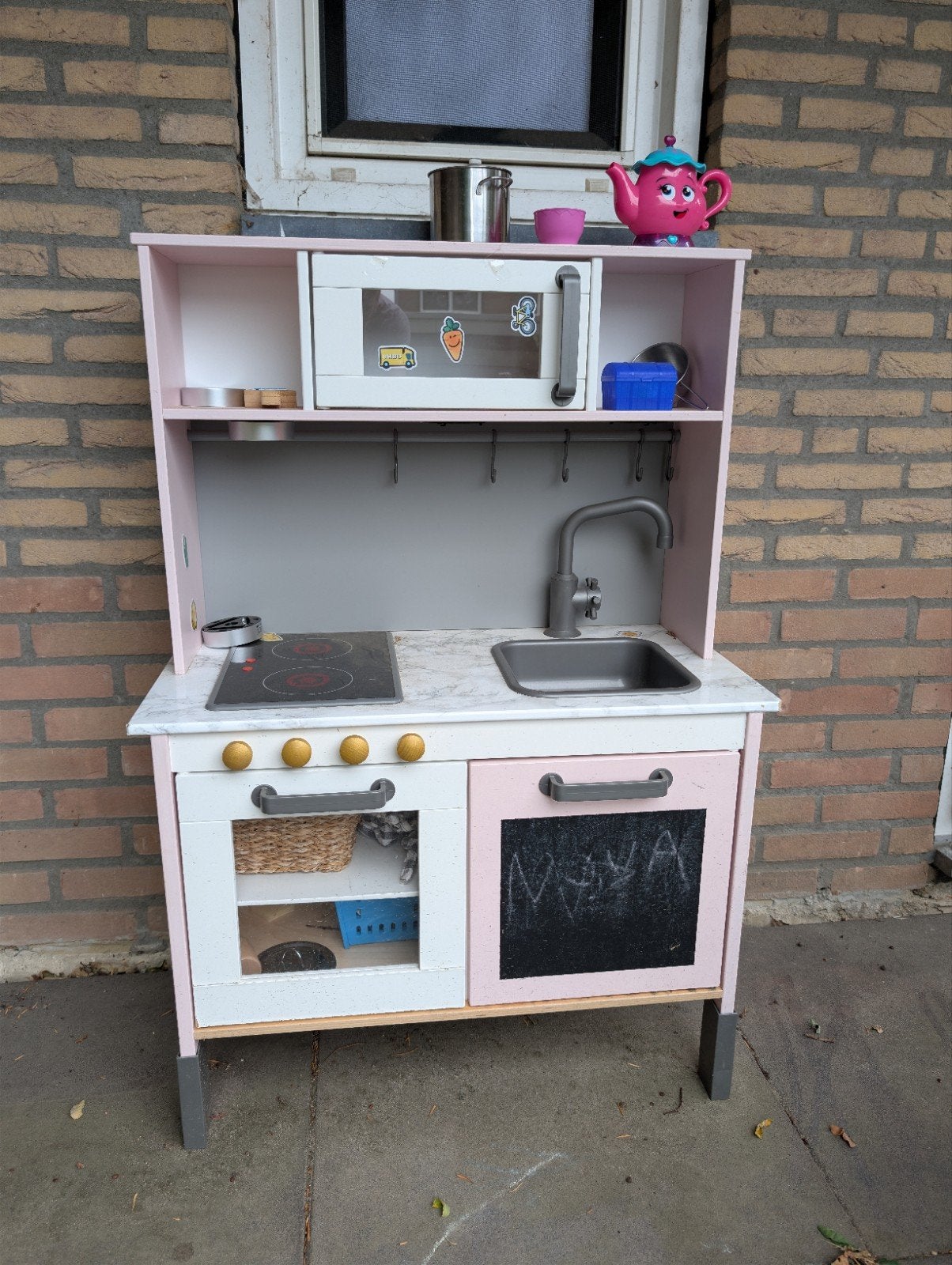IKEA gepimpt Speelkeuken met accessoires, Ophalen, Gebruikt, Hout, Speelkeuken