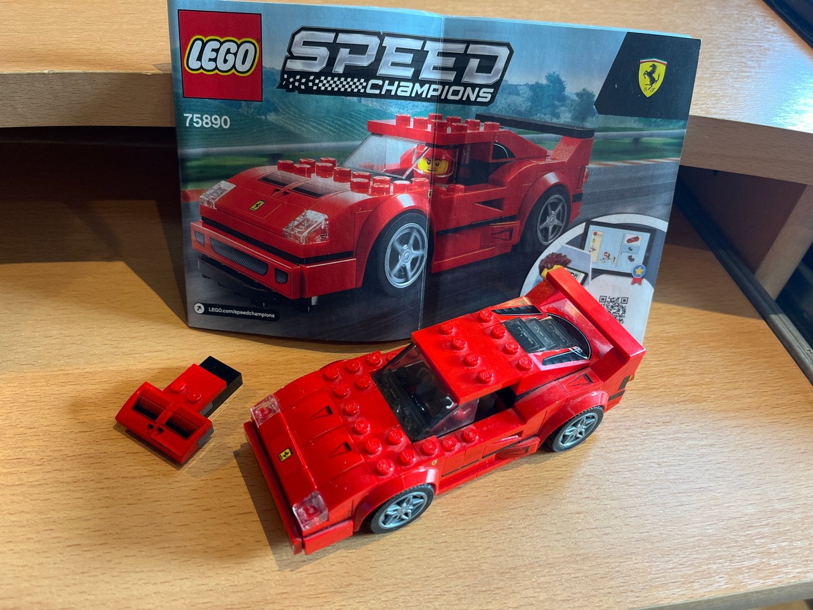 Lego Ferrari Speed Champions 75890 - Compleet, Lego, Zo goed als nieuw, Compleet, Complete set