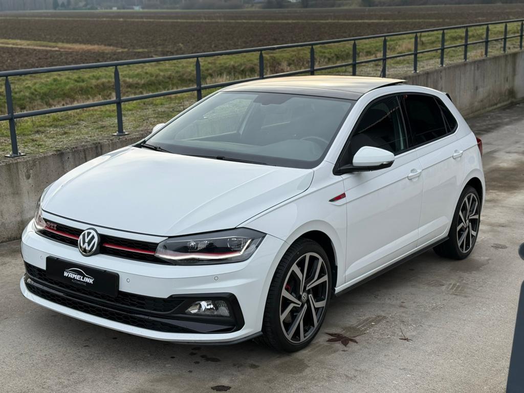 Volkswagen Polo GTI 200pk 6-DSG 2020 Wit Pano/Beats, Auto's, Stof, 4 cilinders, 1984 cc, Wit