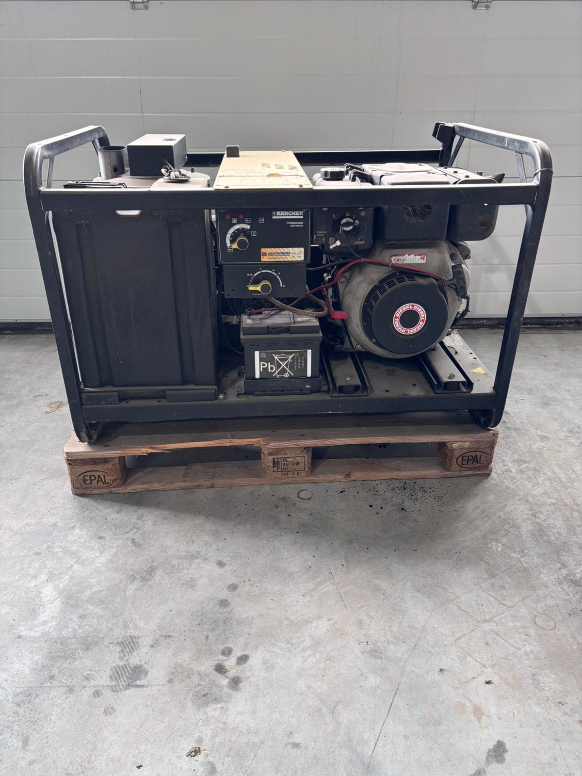 Karcher HDS 1000DE, Ophalen, Gebruikt, Accu, Met regelbare waterdruk