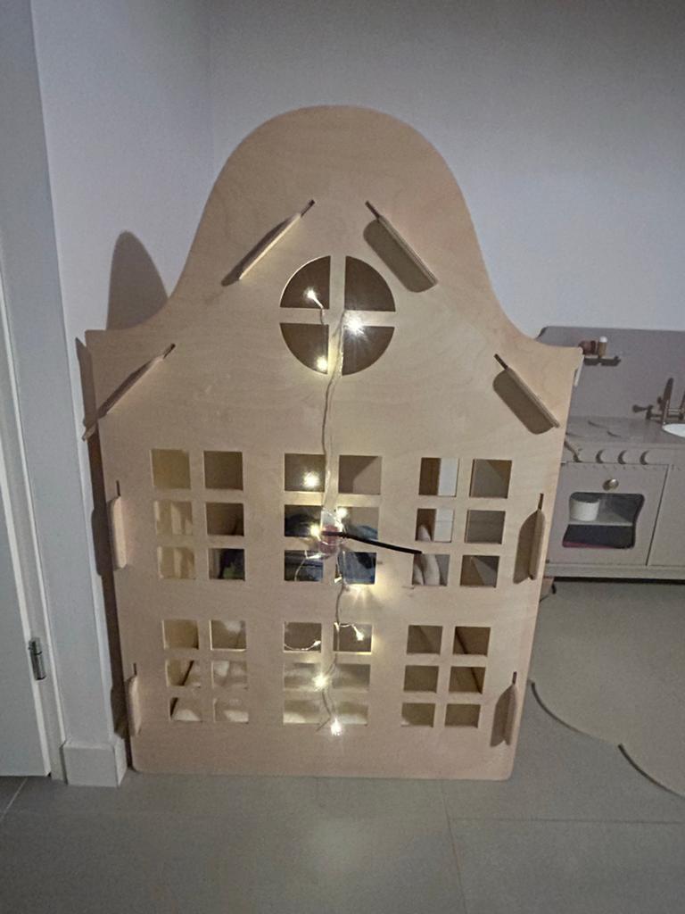 Houten Speelhuisje voor Kinderen - Montessori Stijl, Ophalen of Verzenden, Zo goed als nieuw, Hout