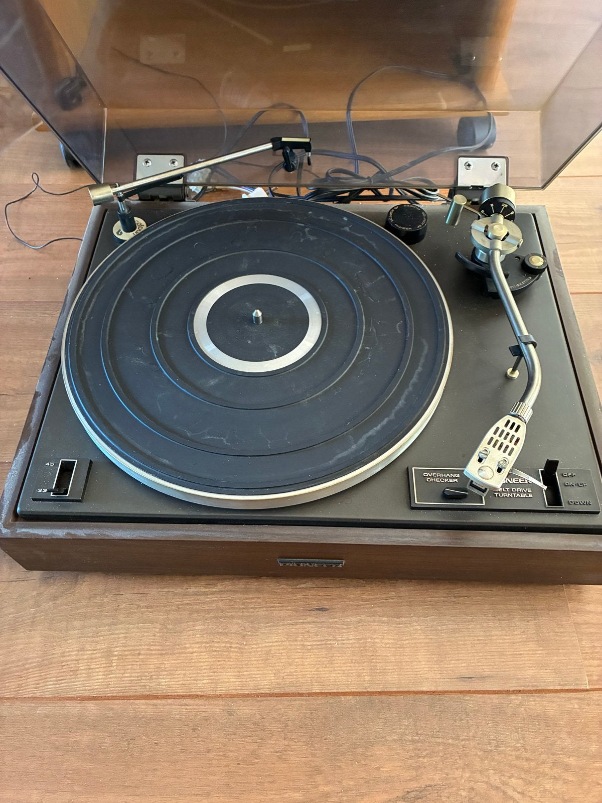 Vintage Pioneer PL-12D Platenspeler, Ophalen of Verzenden, Gebruikt, Platenspeler, Pioneer