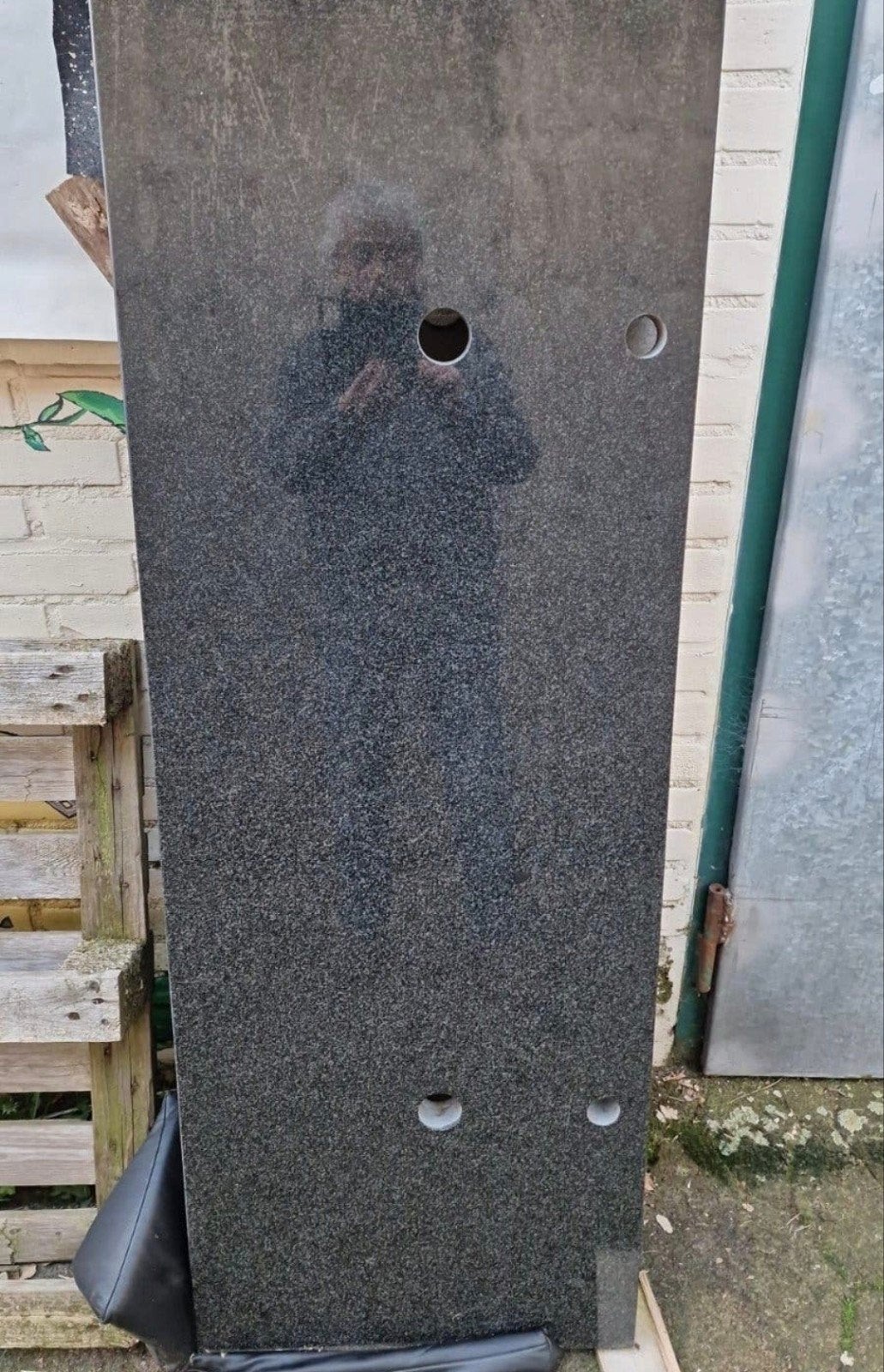 Hardstenen Granieten blad, Ophalen, Overige typen, Zo goed als nieuw, 200 tot 250 cm