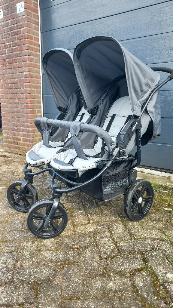 Duo Buggy wandelwagen, Gebruikt, Verstelbare duwstang, Ophalen, Kinderwagen
