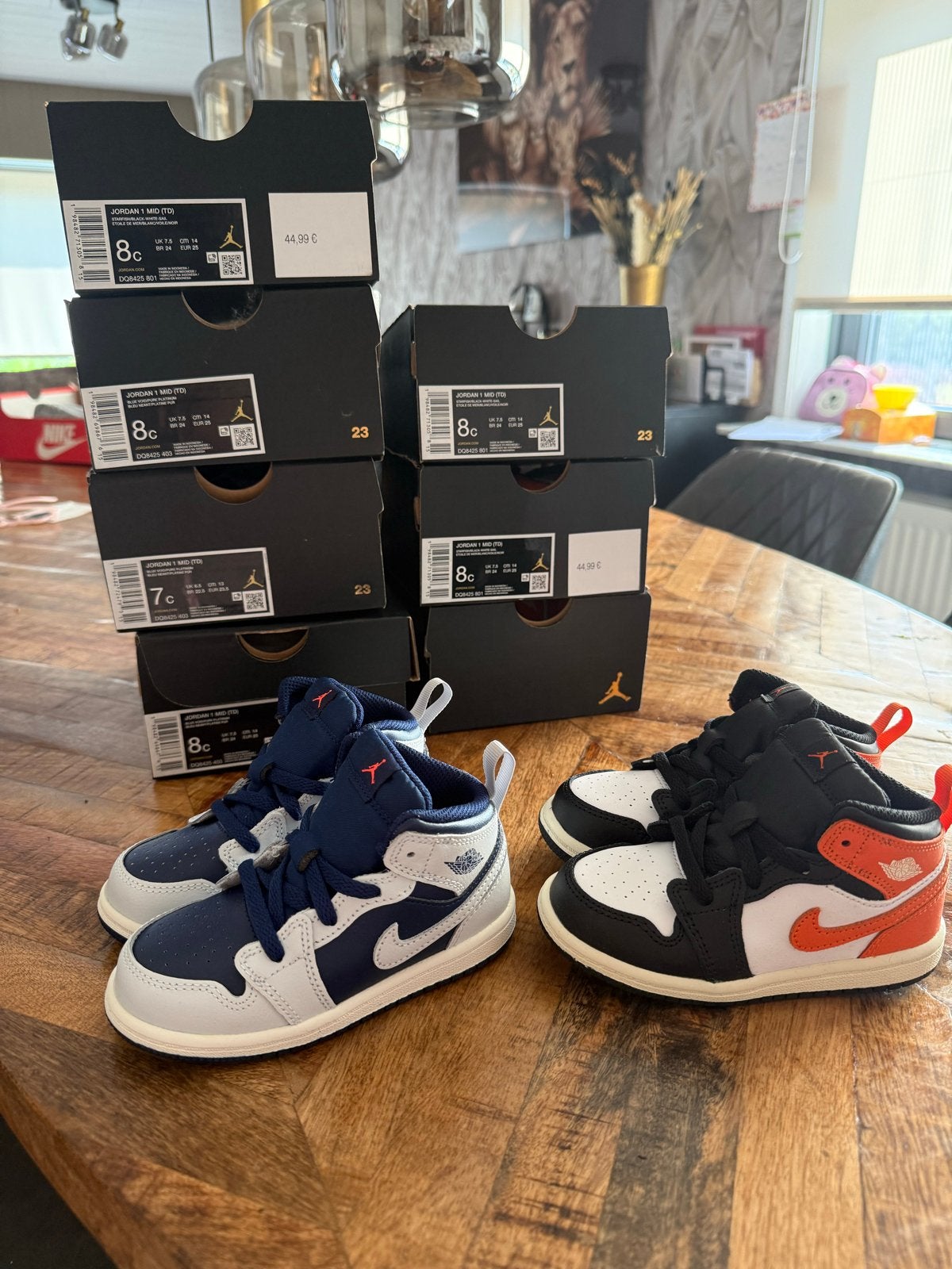 Partij nike Jordan 1 mid babyschoenen nieuw, Ophalen of Verzenden
