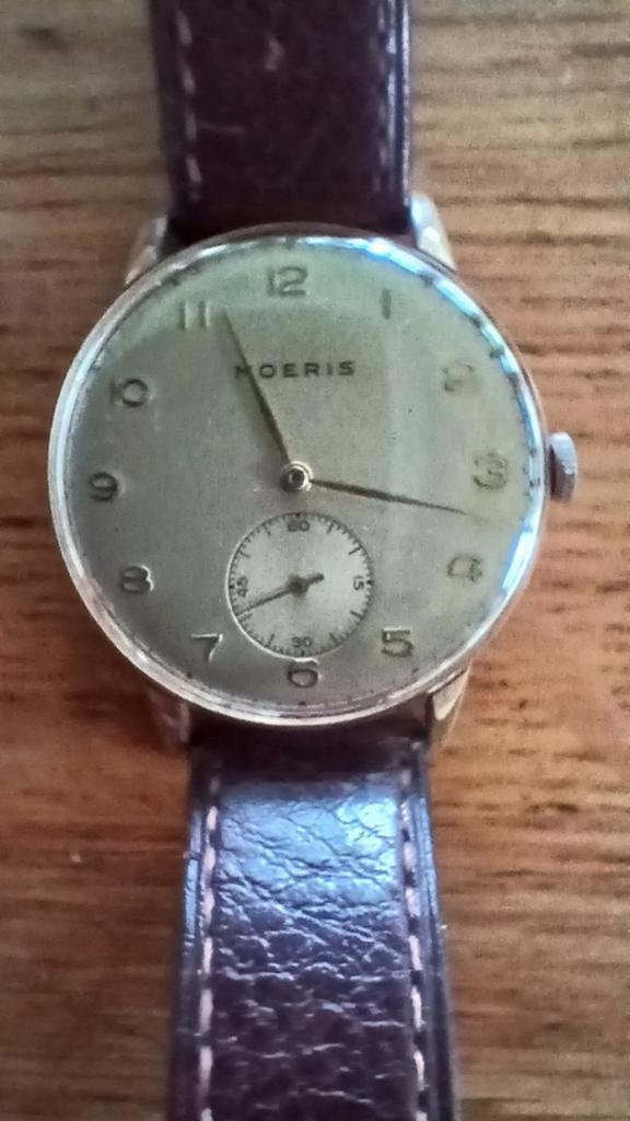 MOERIS horloge (37 mm), Verzenden, Leer, Overige merken