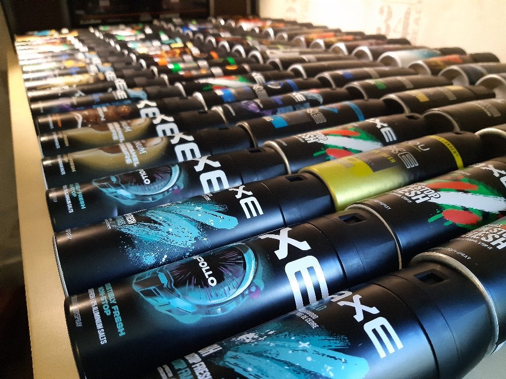 Axe deodorant verzameling >20 jaar, Ophalen, Gebruikt