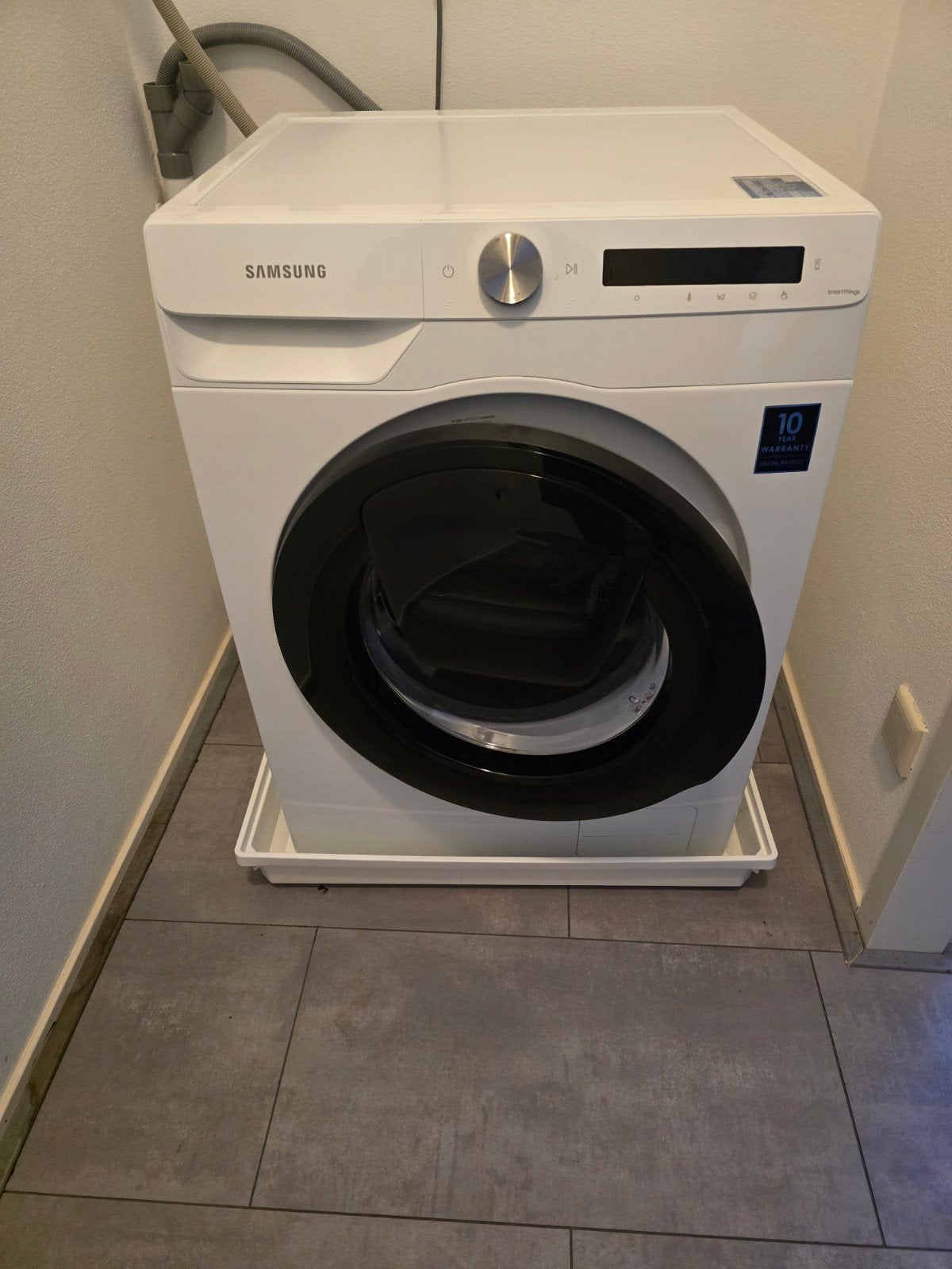 Samsung Voorlader Wasmachine 9kg WW90T554AAW/S2, 1200 tot 1600 toeren, 8 tot 10 kg, Ophalen of Verzenden, Zo goed als nieuw