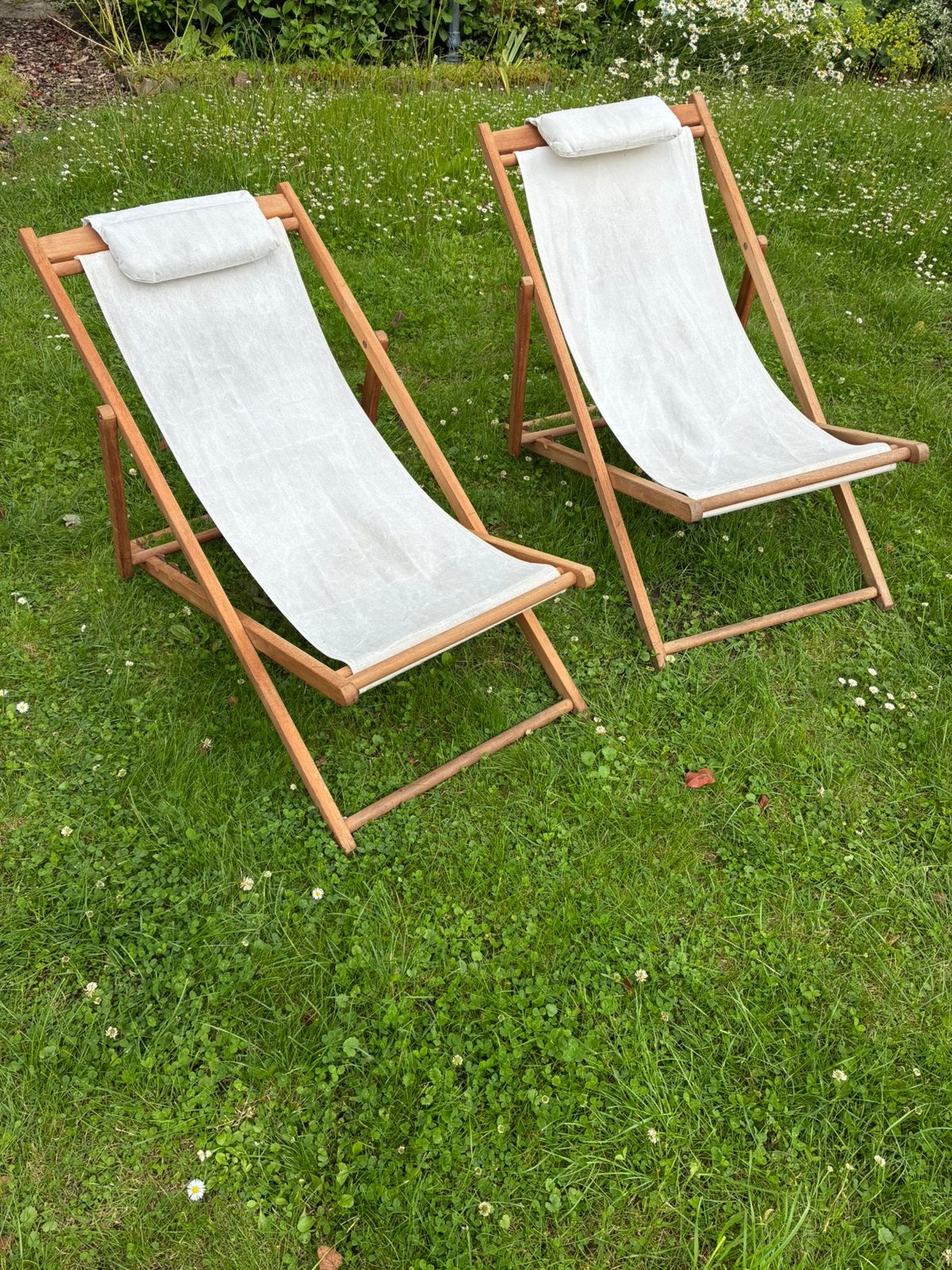 Strand stoelen, Ophalen, Gebruikt, Hout, Verstelbaar
