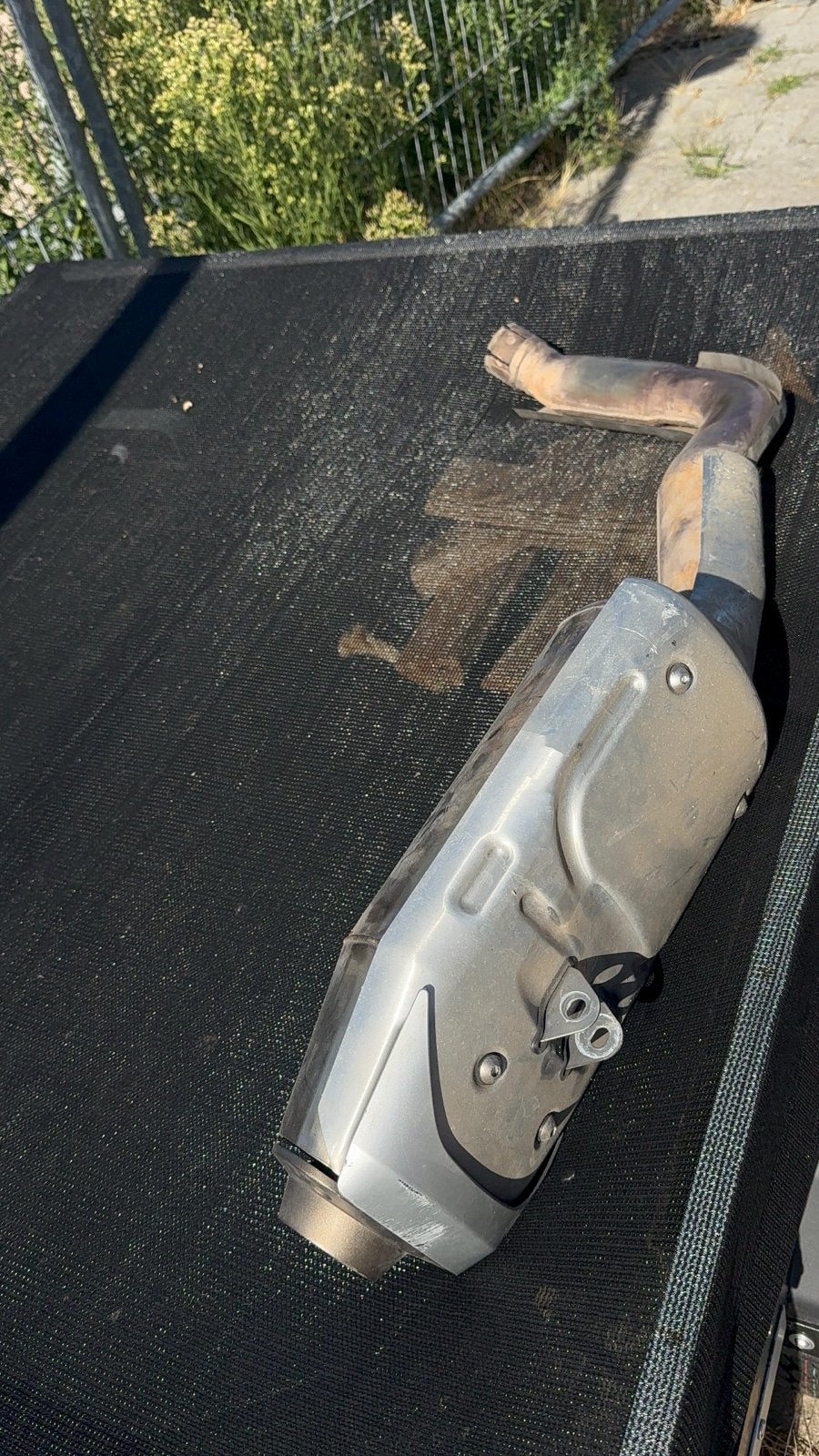 Originele uitlaat Honda CBR 600 RR 2004, Motoren, Ophalen, Gebruikt