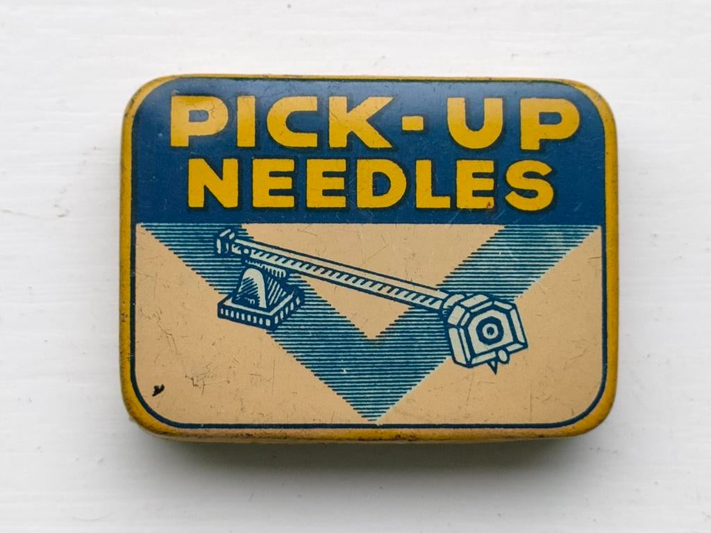 Grammofoon naalden blikje Pick-up Needles, Verzamelen, Blikken, Ophalen of Verzenden, Overige
