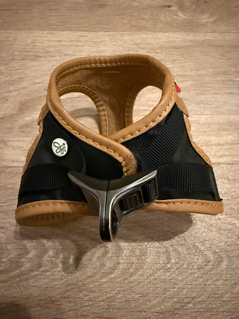 Curli Tuigje Zwart Bruin 2XS Hond van Appel Leer, Dieren en Toebehoren, Ophalen of Verzenden, Nieuw