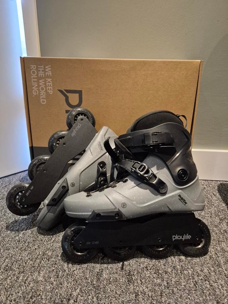 Playlife Phantom 80 Urban Inline Skates - Maat 43/44, Heren, Ophalen of Verzenden, Zo goed als nieuw, Inline skates 4 wielen