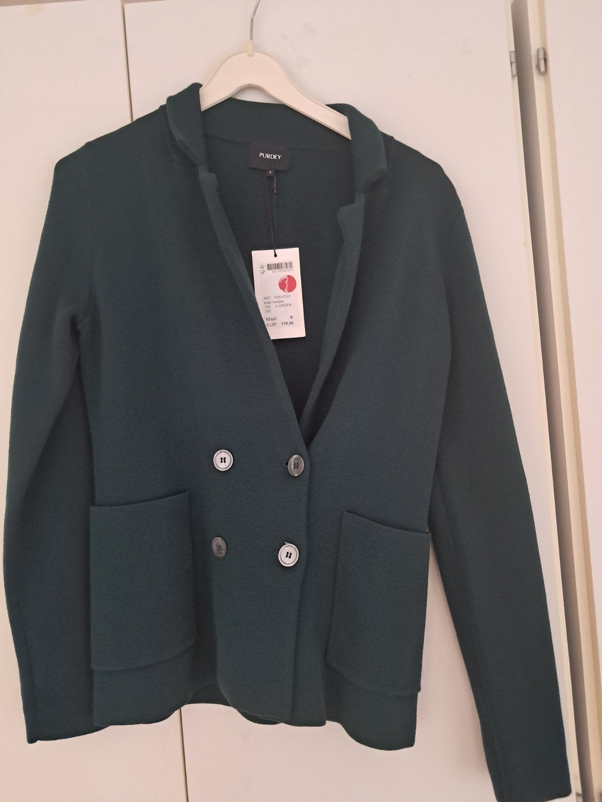 Purdey vestjasje donkergroen maat S Nieuw, ongedragen, Nieuw, Ophalen of Verzenden, Purdey, Maat 36 (S)