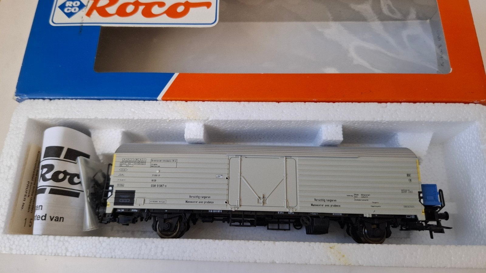 Roco 46087 Koelwagen DB tp4, H0, Gelijkstroom, Wagon, Ophalen of Verzenden, Zo goed als nieuw