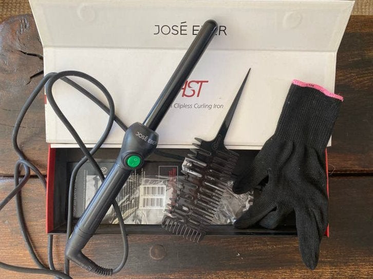 José Eber Clipless Krultang met Handschoen en Kam, Ophalen, Zo goed als nieuw, Haarverzorging
