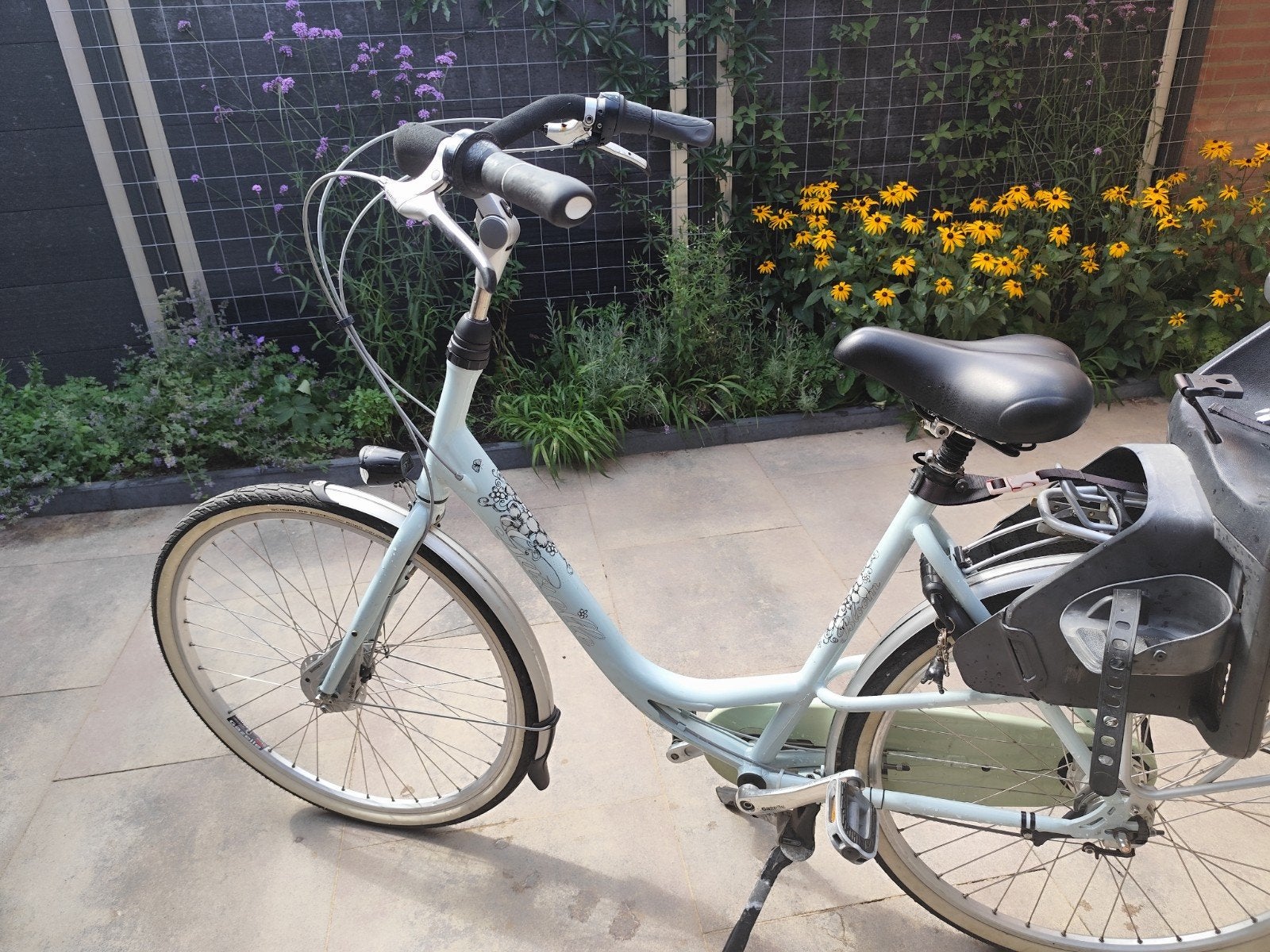 Gazelle mamafiets moederfiets met lage instap, Fietsen en Brommers, Ophalen, 53 tot 56 cm, Versnellingen, Zo goed als nieuw