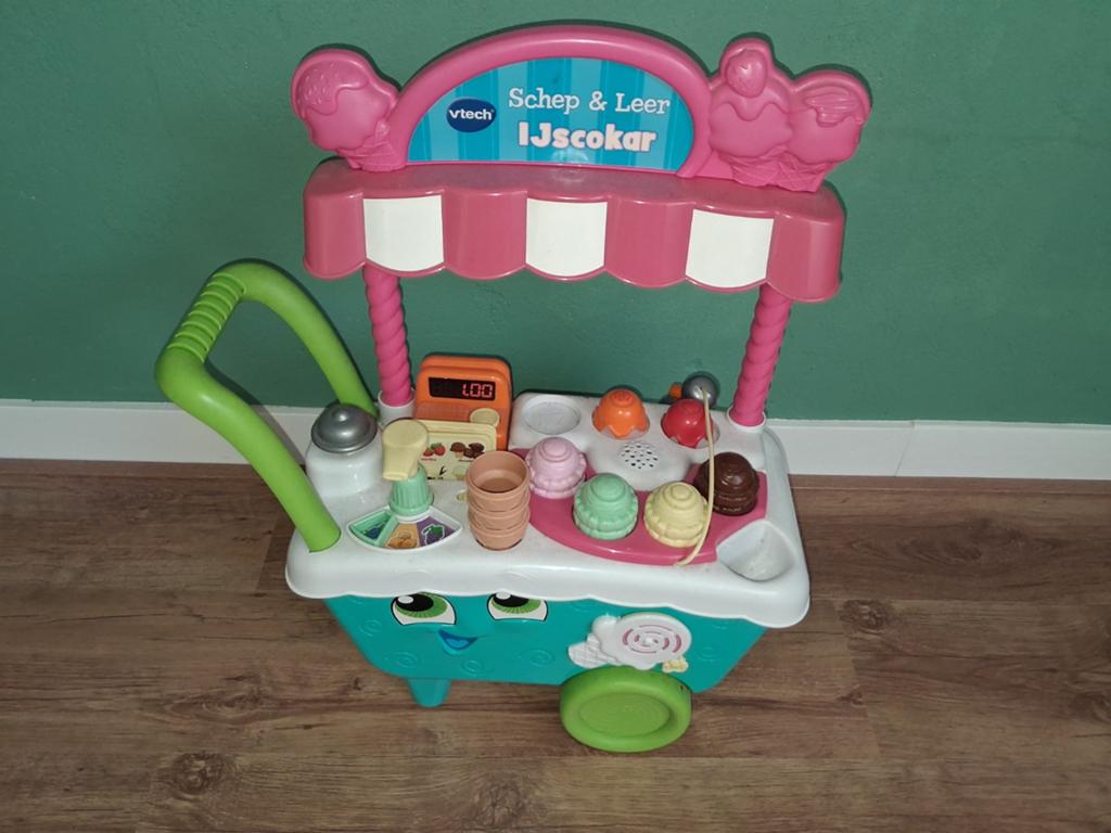 VTech Schep en Leer IJscokar, Kinderen en Baby's, Ophalen of Verzenden, Zo goed als nieuw, Jongen of Meisje