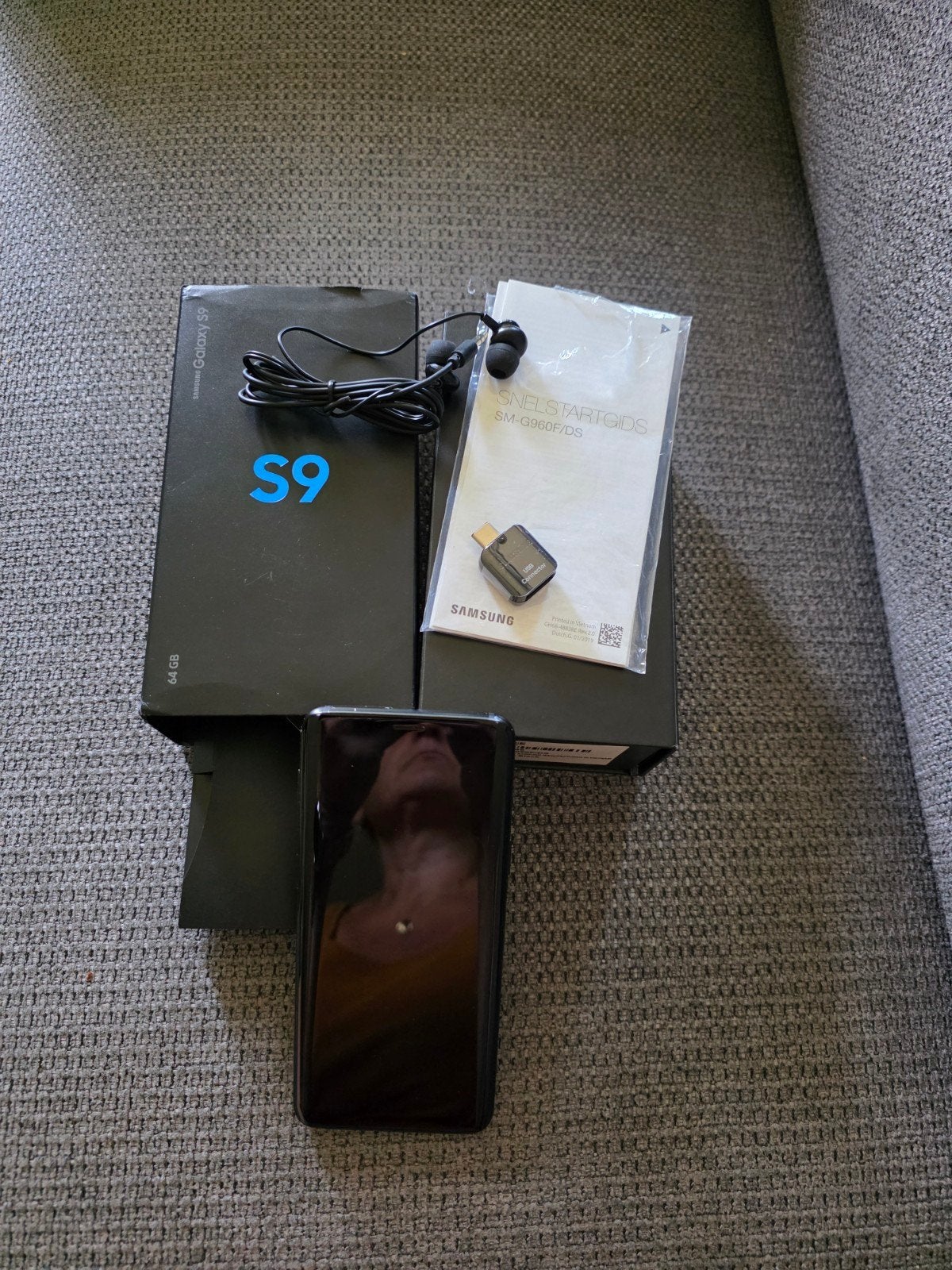 Te koop Samsung Galaxy S9, Gebruikt, Zwart, Touchscreen, Ophalen of Verzenden