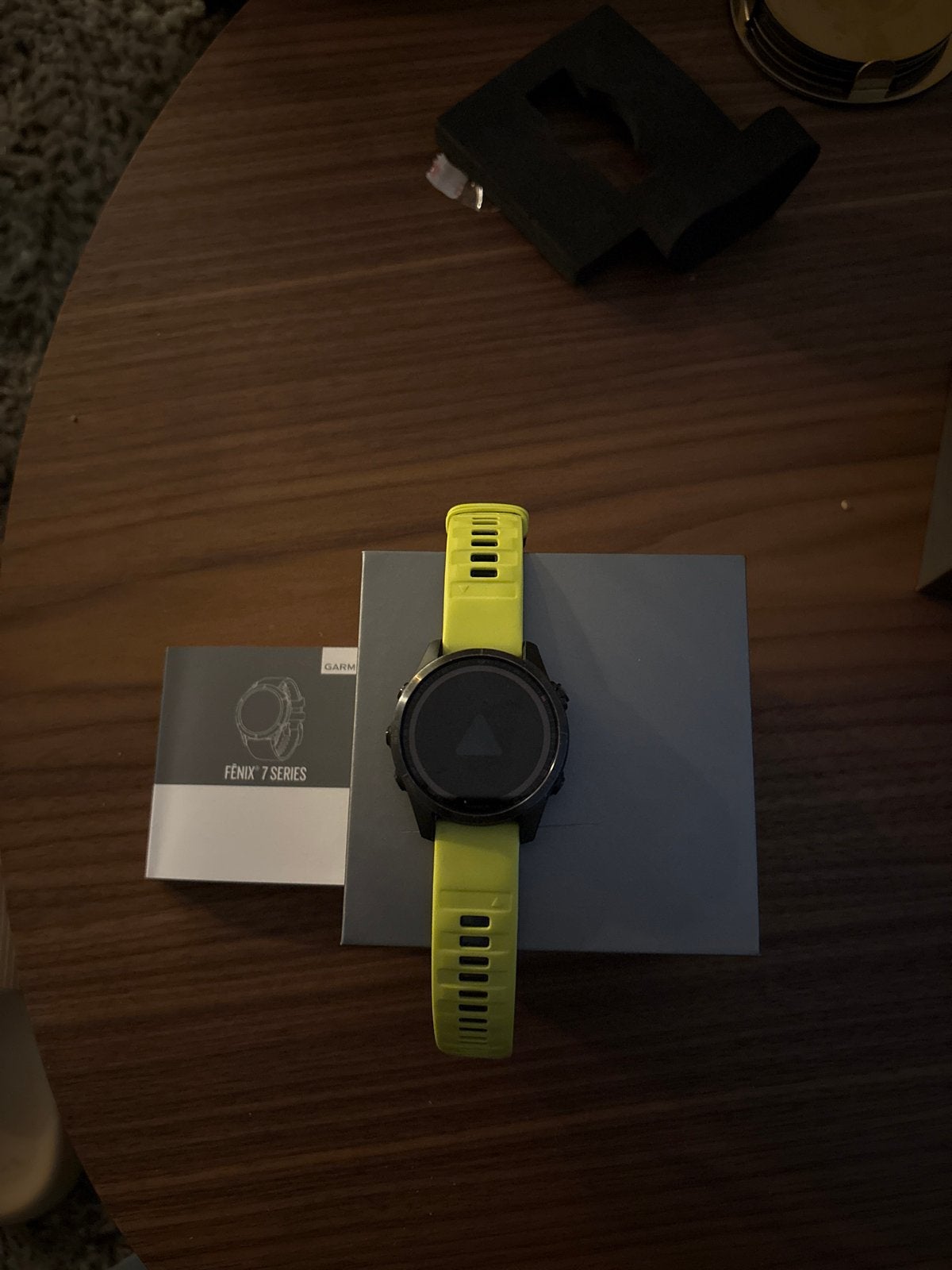 Garmin Fenix 7S Sapphire Solar GPS Smartwatch Geel, Afstand, Geel, Ophalen of Verzenden, Zo goed als nieuw