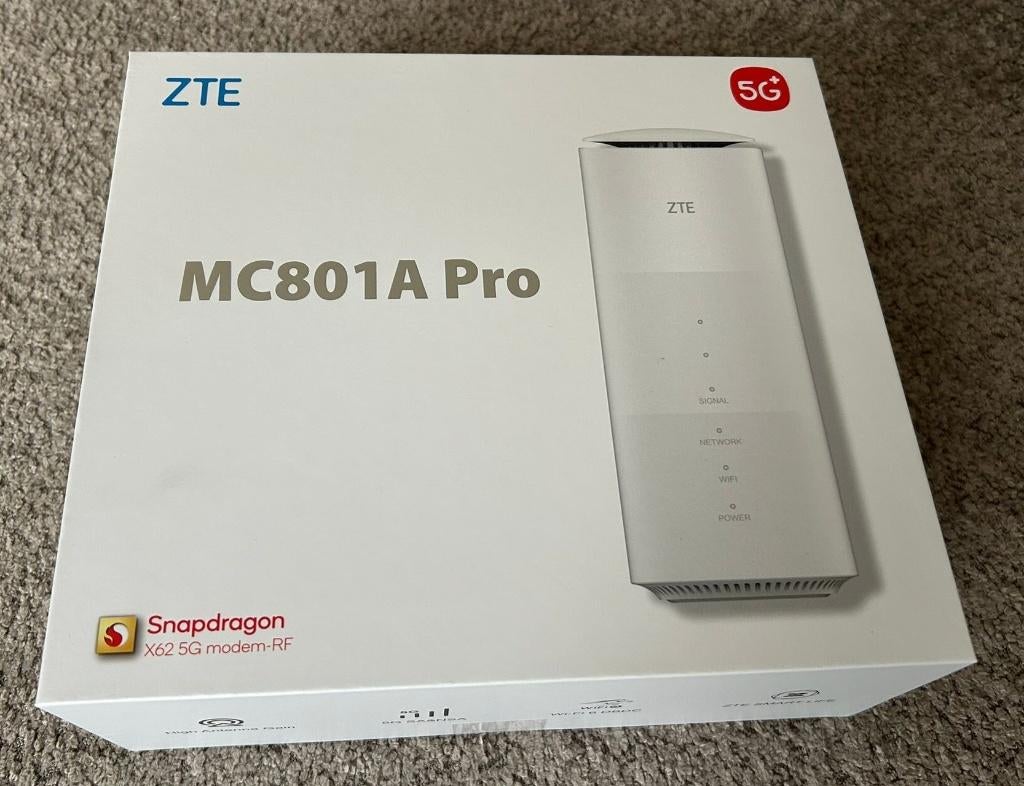 ZTE MC801A Pro - 5G CPE MiFi Router - Nieuw - nog 1 voorraad, Router met modem, Verzenden, Nieuw, 7545 PR