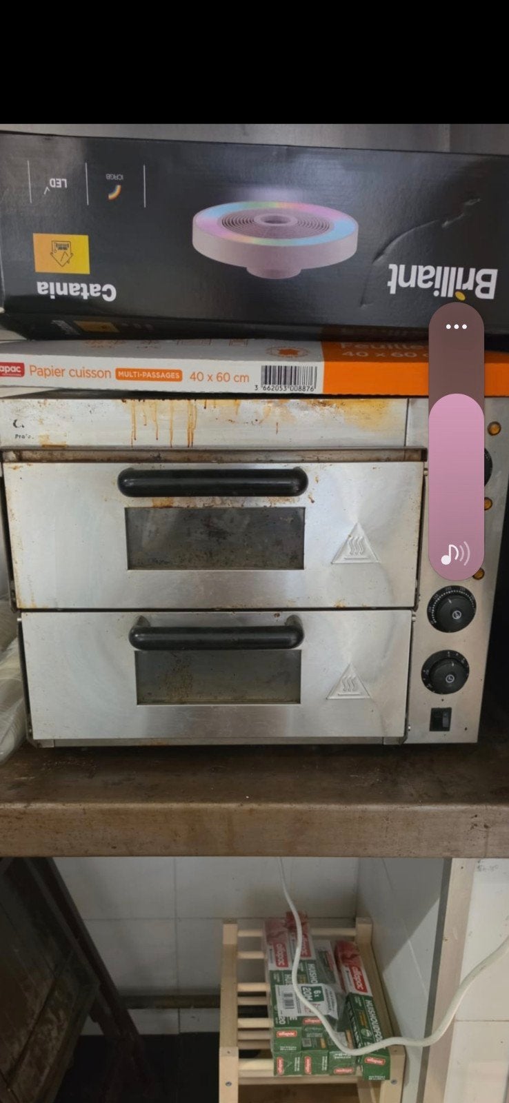 pizza oven, Witgoed en Apparatuur, Ophalen of Verzenden, Minder dan 45 cm