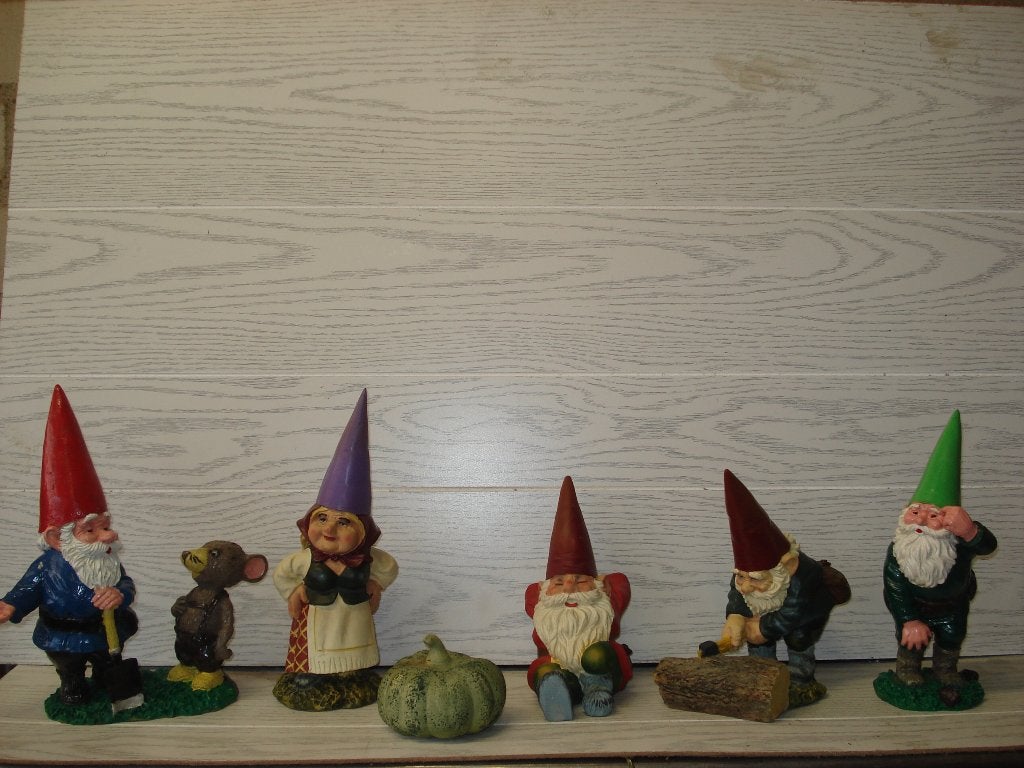 6x Rien Poortvliet  Kabouter  Punt gaaf  Lot 4, Verzamelen, Beelden en Beeldjes, Zo goed als nieuw, Overige typen, Ophalen of Verzenden