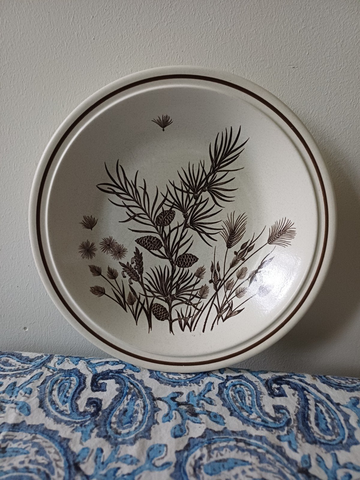 Vintage Grindley Pinewood bord, Antiek en Kunst, Antiek | Servies los, Ophalen of Verzenden