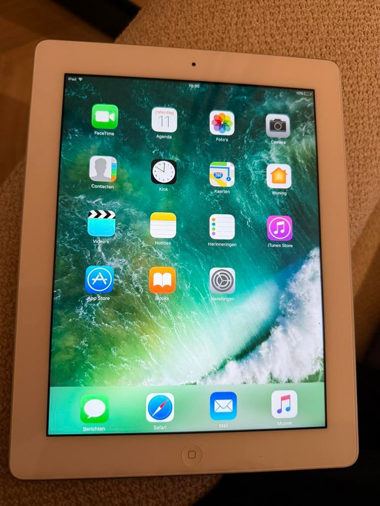 Apple ipad 2012 16gb zilver, 10 inch, Apple iPad, Wit, Ophalen of Verzenden