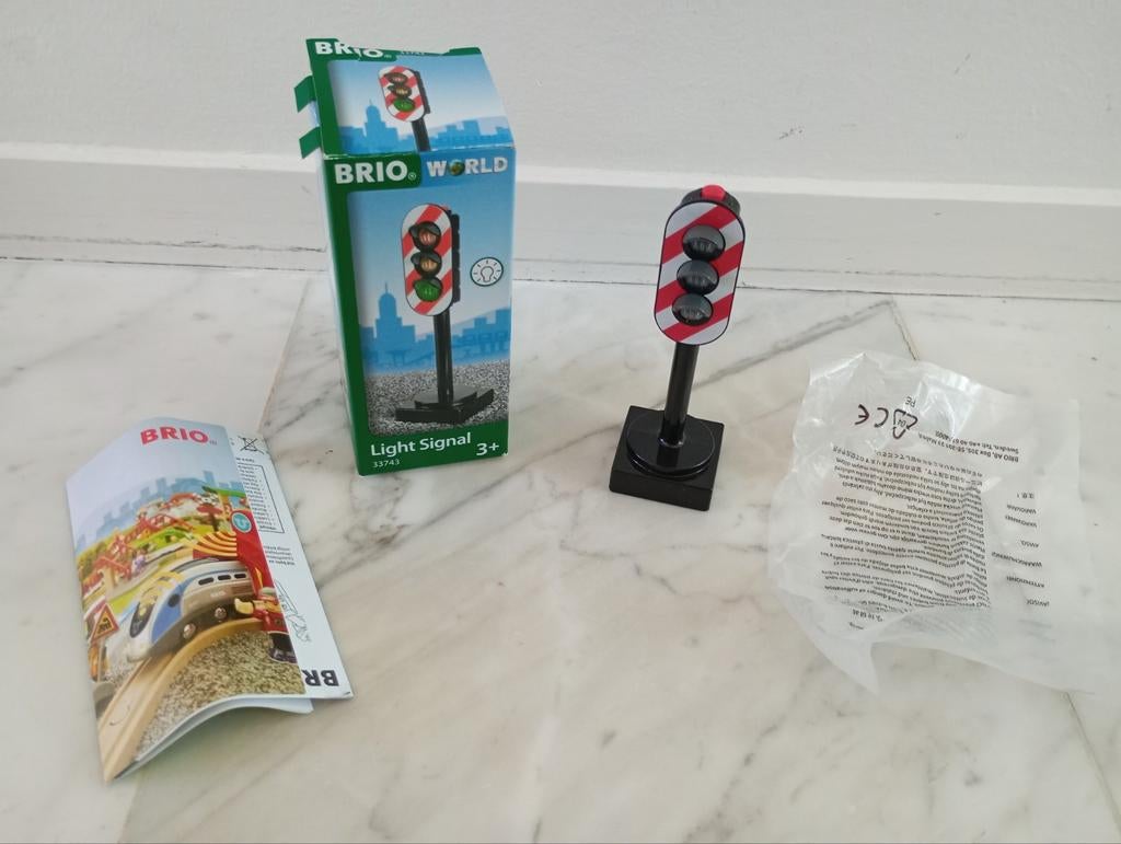 Brio World stoplicht, Ophalen of Verzenden, Zo goed als nieuw, Jongen of Meisje