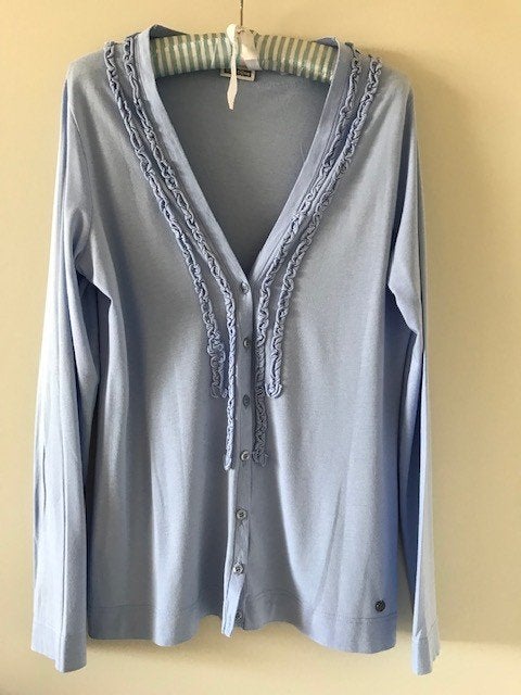 ZGAN lichtblauw vestje met V hals Street One maat 40, Kleding | Dames, Maat 38/40 (M), Only, Blauw, Ophalen of Verzenden