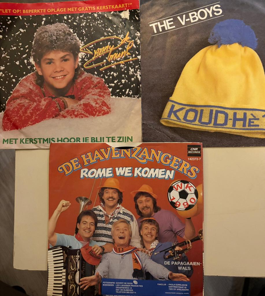 3x Nederlands talig singeltjes, Ophalen of Verzenden, Gebruikt, Overige formaten, Overige genres
