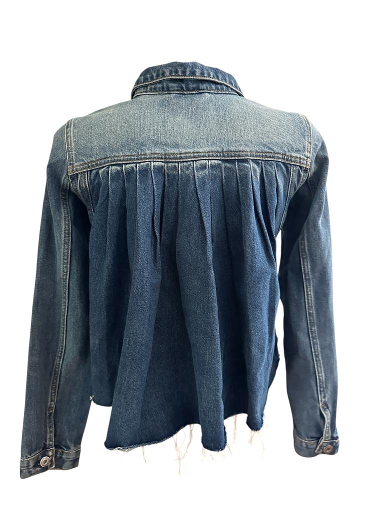 Scotch & Soda spijkervest XS, Blauw, Ophalen of Verzenden, Zo goed als nieuw, W27 (confectie 34) of kleiner