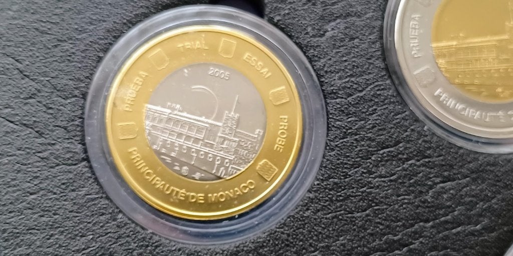 Monaco Euro Proefset, Probe - 2005, Ophalen of Verzenden, Overige materialen, Buitenland