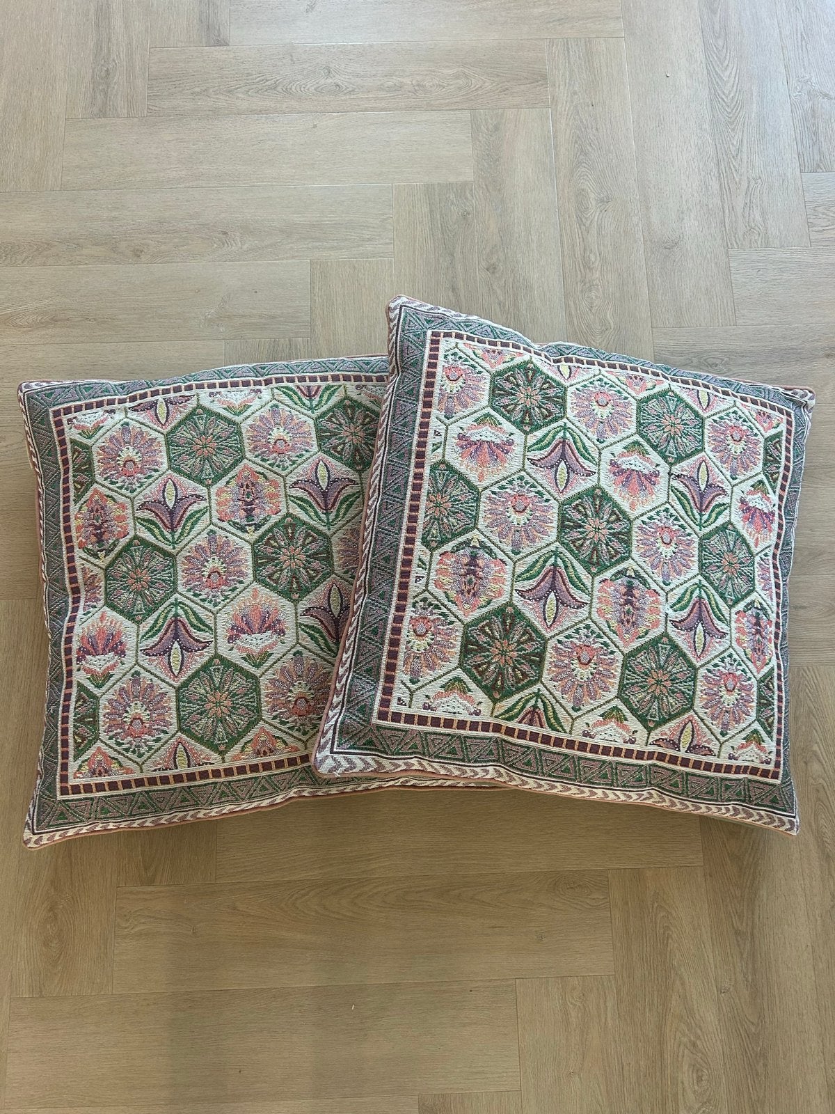 2 Sissy-Boy kussens met patroon, Huis en Inrichting, Overige merken, Gebruikt, Meerkleurig, Met print