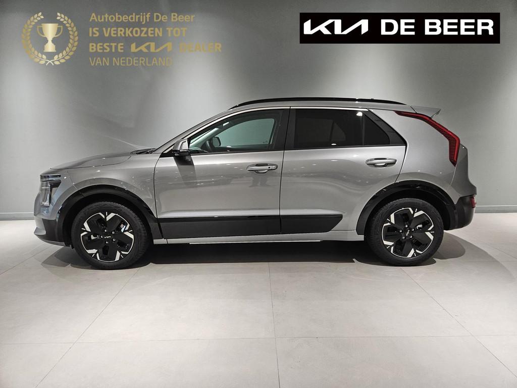 KIA e-Niro 64,8 kWh 204pk Aut DynamicPlusLine Navi/ Leer/ Op, Auto's, Automaat, 12 maanden, Gebruikt, 1657 kg