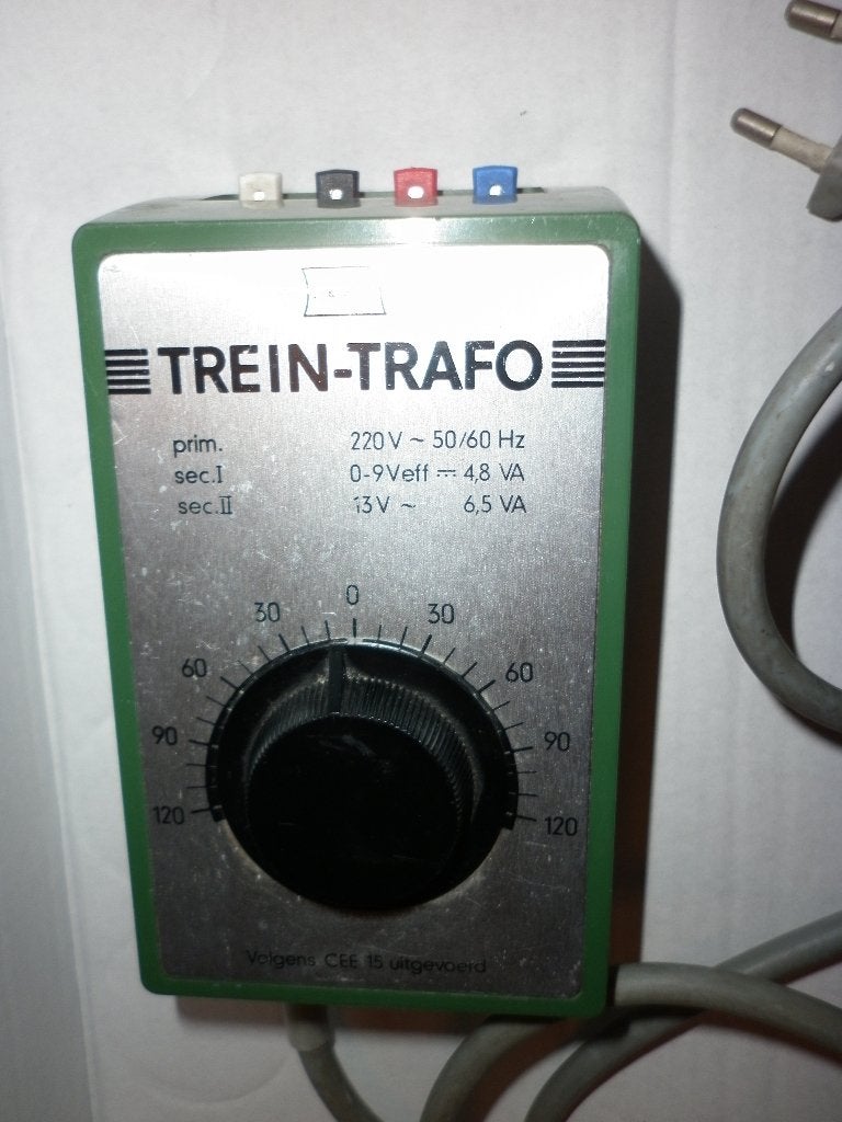 Siemens transformator type 4AA2810 met rijregelaar, Overige merken, Transformator of Voeding, Gebruikt, Gelijkstroom of Wisselstroom